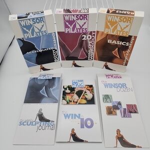 Winsor Pilates 3 Volume Lot VHS and Pamphlets